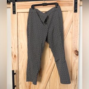 LOFT Julie Skinny ~ Printed Ankle Pants